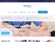 Tablet Screenshot of be-osteo.com